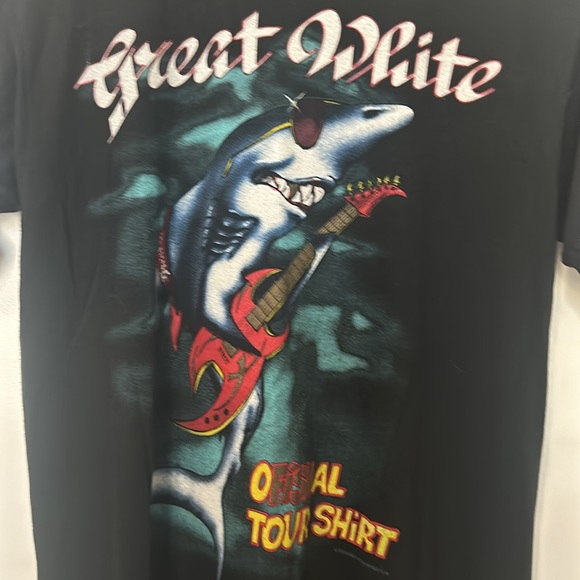Vintage Great White Concert Shirt - Picture 2 of 5